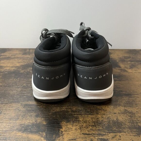 Sean John Hardliner High Top Sneakers Black/Gray Men’s Size 9.5 - Picture 3 of 9